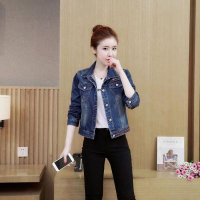ÁO KHOÁC JEAN PHỐI VIỀN SỌC THỜI TRANG - NK318